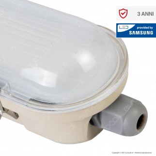 V-Tac VT-150048 Tubo LED Plafoniera M-Series 48W Lampadina 150cm Impermeabile IP65 - SKU 20213 /