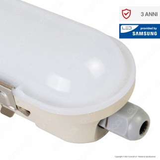 V-Tac VT-150048 Tubo LED Plafoniera M-Series 48W Lampadina 150cm Impermeabile IP65 - SKU 20215 /