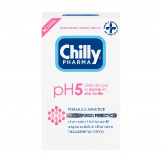Chilly Pharma pH 5 Detergente Intimo Attivo Formula Sensitive con