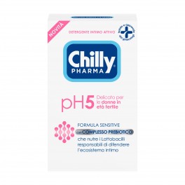 Chilly Pharma pH 5 Detergente Intimo Attivo Formula Sensitive con