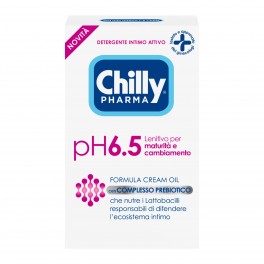 Chilly Pharma pH 6.5 Detergente Intimo Attivo Formula Cream Oil con