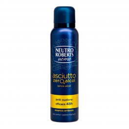 Neutro Roberts Uomo Asciutto Zero Alcol Deodorante con Anti Sudore