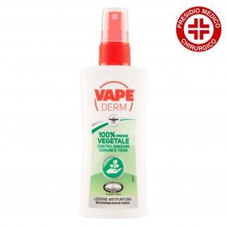 Vape Derm 100% Origine Vegetale Lozione Antipuntura contro Zanzare