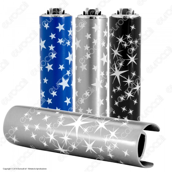 Clipper Metal Case Micro in Metallo Fantasia Magic Night - 1 Accendino Clipper Metal Case Micro in Metallo Fantasia Magic Night - 1 Accendino