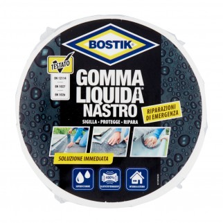 Bostik Gomma Liquida Nastro 100% Impermeabile - 5 Metri