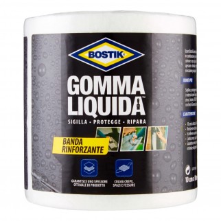Bostik Gomma Liquida Banda Rinforzante - Rotolo da 10 Metri