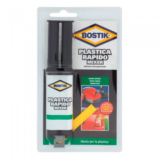 Bostik Plastica Rapido Mixer per Riparazioni di Oggetti in Plastica -