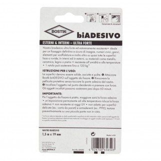Bostik Nastro Biadesivo per Esterni e Interni Ultra Forte- Blister