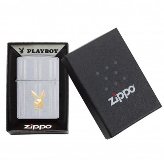 Accendino Zippo Mod. 29777 Playboy Auto Two Tone - Ricaricabile Antivento