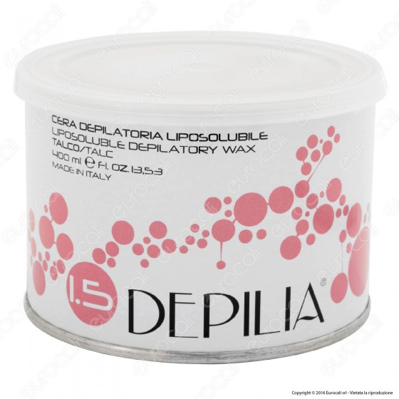 Depilia 1.5 Talco Cera Depilatoria Liposolubile per Ceretta - 1 Depilia 1.5 Talco Cera Depilatoria Liposolubile per Ceretta - 1