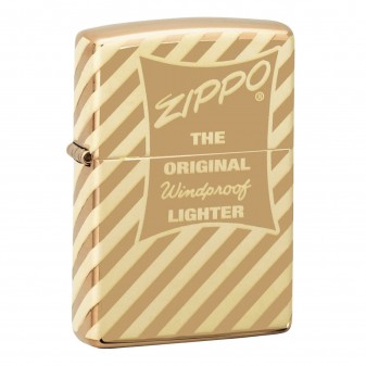 Accendino Zippo Mod. 49075 Vintage Zippo Box Top - Ricaricabile Antivento