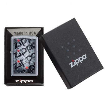 Accendino Zippo Mod. 29838 Diamond Plate Zippo Design - Ricaricabile