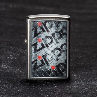 Accendino Zippo Mod. 29838 Diamond Plate Zippo Design - Ricaricabile