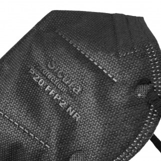 Sicura Protection 20 Mascherine Protettive Doppio Colore 10pz Nere e