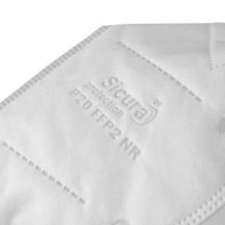 Sicura Protection 20 Mascherine Protettive Doppio Colore 10pz Nere e