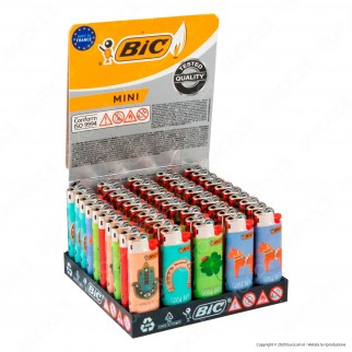 Bic Mini J25 Piccolo Fantasia Good Luck - Box da 50 Accendini