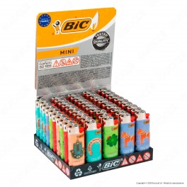 Bic Mini J25 Piccolo Fantasia Good Luck - Box da 50 Accendini