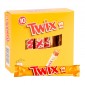 Twix Sticks Snack con Biscotto e Caramello Ricoperto di Cioccolato - Box con 10 Barrette da 20g