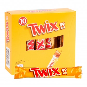 Twix Sticks Snack con Biscotto e Caramello Ricoperto di Cioccolato -