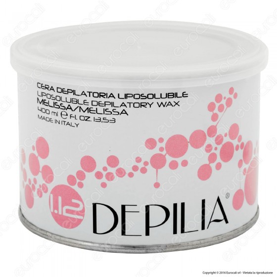 Depilia 1.12 Melissa Cera Depilatoria Liposolubile per Ceretta - 1 Depilia 1.12 Melissa Cera Depilatoria Liposolubile per Ceretta - 1