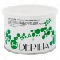 Depilia 1.14 Aloe Vera Titanio Cera Depilatoria Liposolubile per Ceretta - 1 Barattolo da 400ml