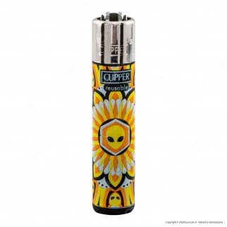 Clipper Large Fantasia Alien Mandalas - Box da 48 Accendini