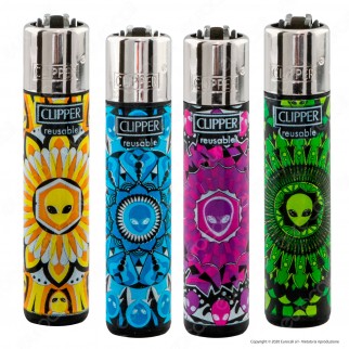 Clipper Large Fantasia Alien Mandalas - 4 Accendini [TERMINATO]