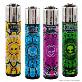 Clipper Large Fantasia Alien Mandalas - 4 Accendini [TERMINATO]