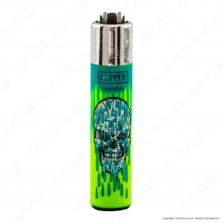 Clipper Micro Fantasia Broken Skulls - Box da 48 Accendini [TERMINATO]