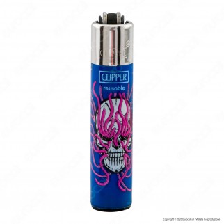 Clipper Micro Fantasia Broken Skulls - Box da 48 Accendini [TERMINATO]
