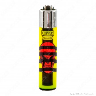 Clipper Micro Fantasia Broken Skulls - Box da 48 Accendini [TERMINATO]