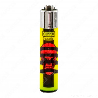 Clipper Micro Fantasia Broken Skulls - Box da 48 Accendini [TERMINATO]