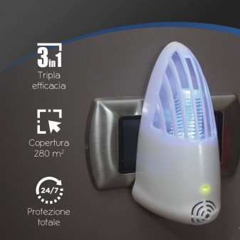 Intergross Invictus Repellente Elettronico e Fulmina Insetti per