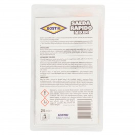 Bostik Salda Rapido Mixer Adesivo Epossidico con Stantuffo - 1