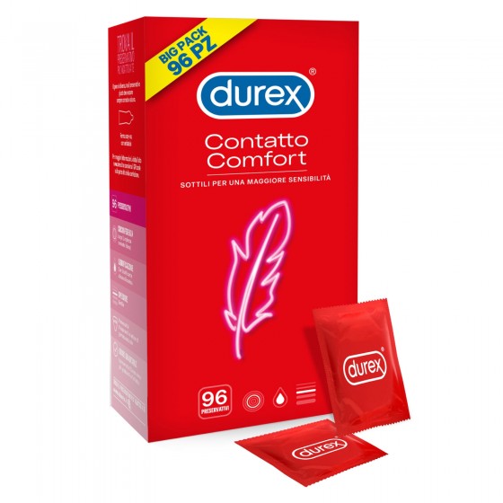 Preservativi Durex Contatto Comfort - Big Pack 96 pezzi Preservativi Durex Contatto Comfort - Big Pack 96 pezzi