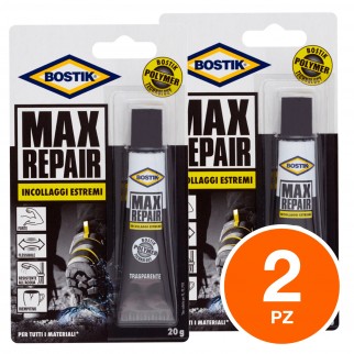 Bostik Max Repair Adesivo Universale Incollaggi Estremi - 2 Tubetti