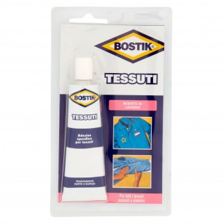 Bostik Tessuti Adesivo Rapido per Stoffe Resistente all'Acqua - 1