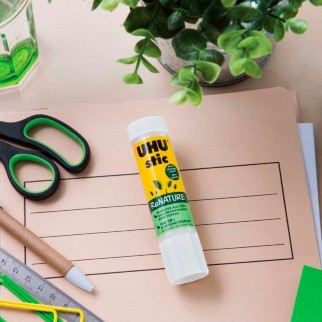 UHU Colla Stick ReNature Ecofriendly - 12 Tubetti da 8,2g