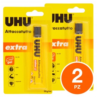 UHU Extra Attaccatutto Gel Incollante Universale - 1 Tubetto da 20ml