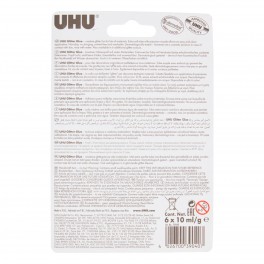 UHU Glitter Glue Original Colla a Penna - 1 Blister da 6 Tubetti