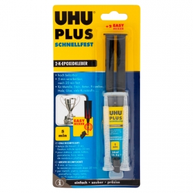 UHU Plus 5 Minuti Colla Epossidica a Presa Rapida - Confezione da 14ml