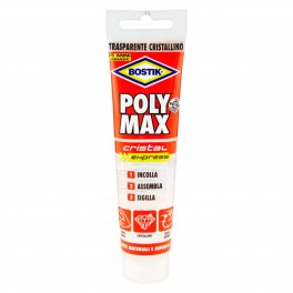 Bostik Poly Max Cristal Express Sigillante e Adesivo Super Rapido - 1