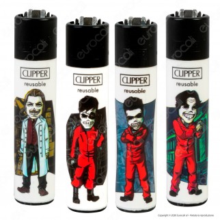 Clipper Large Fantasia Artistas 3 - Serie da 4 Accendini