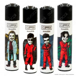 Clipper Large Fantasia Artistas 3 - Serie da 4 Accendini