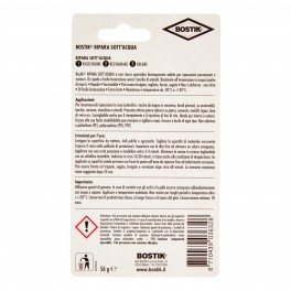 Bostik Ripara Metallo Stucco Epossidico - 1 Blister da 56g