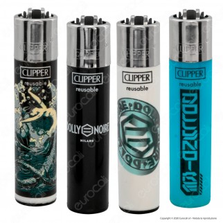 Clipper Large Fantasia Dollynoire - 4 Accendini [TERMINATO]