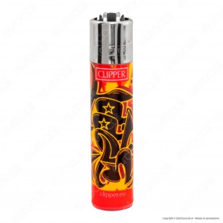 Clipper Large Fantasia Graffiti - Box da 48 Accendini [TERMINATO]
