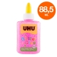 UHU Colla Glitterata Glitter Glue Bottle Colore Rosa - Flacone da 88,5ml