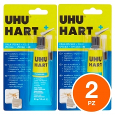 UHU Hart Colla Speciale con Beccuccio di Precisione - 2 Tubetti da