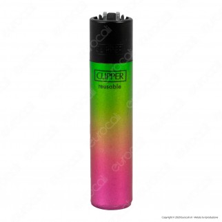 Clipper Large Fantasia Crystal Gradient - Box da 48 Accendini